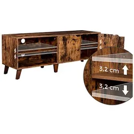 VASAGLE LTV027X01 Lowboard 140,0 x 40,0 x 50,0 cm Braun Spanplatte