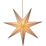 STAR TRADING Star Papierstern""Nicolas"" ca. 80x80 cm, inkl. Kabel creme/gold"