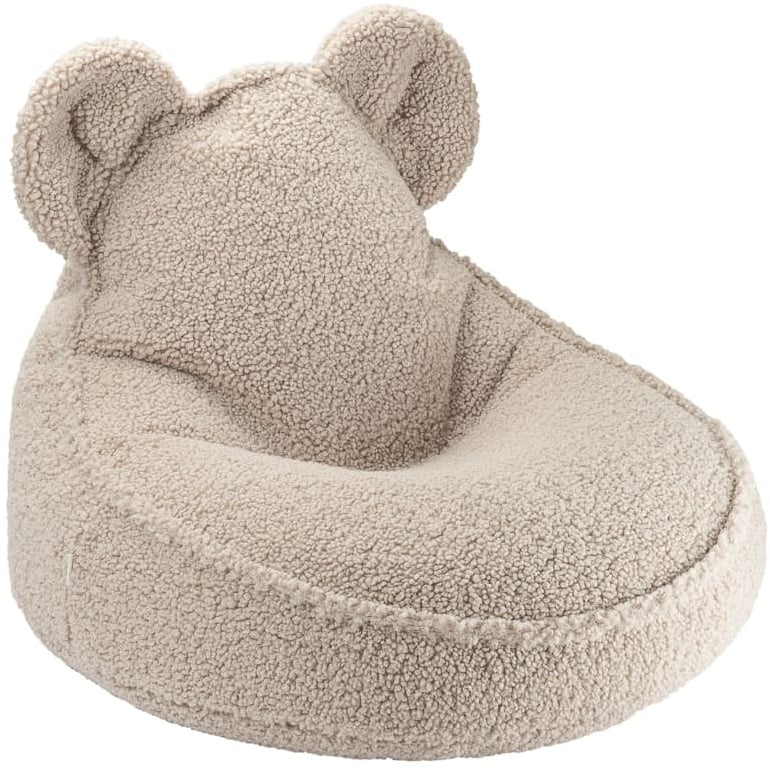 Wigiwama Bear Beanbag / Sitzsack Bär, Farbe: Cream White