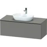 Duravit Waschtischunterschrank wandhängend „D-Neo“ 120 × 45,9 × 55 cm Basalt Matt