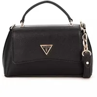 GUESS Henkeltasche Eco Gloriana 2 Comp Th Flap black