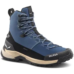 Salewa Wanderschuhe Puez Winter Mid Powertex (Trekking, wasserdicht Powertex®-Membran) denimblau/schwarz Damen