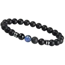 GOOD.designs Perlenarmband aus echten Natursteinen blau