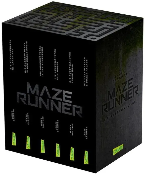Maze-Runner-Schuber (6 Bände Im Taschenbuch-Schuber Inklusive Bonusband Mit »Crank Palace« Und »Die Geheimakten«), 6 Teile - James Dashner, Taschenbuc
