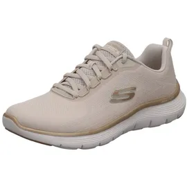 SKECHERS Flex Appeal Low Damen Beige/Gold 36