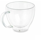 Vivalto Transparente Tasse aus Borosilikatglas, 140 ml, 24 Stück