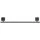 Geesa Topaz Handtuchhalter Wand 450mm Schwarz