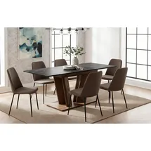 B&D home Willem 120-160 x 76 x 80 cm schwarz