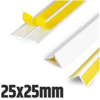 DQ-PP Winkelleiste Weiß 10 St. 25 x 25 cm