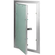 ECD Germany Revisionsklappe Revisionstür GK-Einlage 300x600mm Gipskarton 12,5mm Alu Rahmen Revision Wartungstür Wartungsklappe Wartung Reinigungsklappe Wartungsöffnung Feuchtraumgeeignet Trockenbau