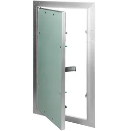 ECD Germany Revisionsklappe Revisionstür GK-Einlage 300x600mm Gipskarton 12,5mm Alu Rahmen Revision Wartungstür Wartungsklappe Wartung Reinigungsklappe Wartungsöffnung Feuchtraumgeeignet Trockenbau