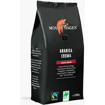 Mount Hagen Arabica Crema ganze Bohnen 1000 g