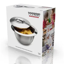 Weis Thermoschüssel mit Deckel Ø 30 cm, 3 L, Edelstahl,
