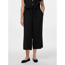 Pieces PCPIA HW Wide Culotte Schlupfhose Schwarz XL