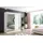 altdecor Schiebetürenschrank GRACE 200 x 216 x 61 cm Weiß