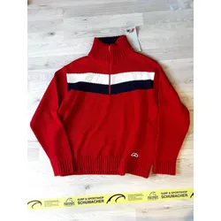 F2 Tomsk Pulli crimson red Damen Pullover warm weich rot winter2, Größe: L