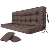 Sellbee Bankauflage 150 x 49 x 56 cm braun 2 St.