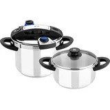 Bra A185605, Pfanne + Kochtopf, Silber