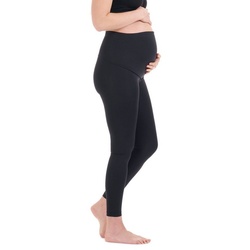 Herzmutter Umstandsleggings Umstands-Sport-Leggings - Yogahose für Schwangere (1-tlg) blau L