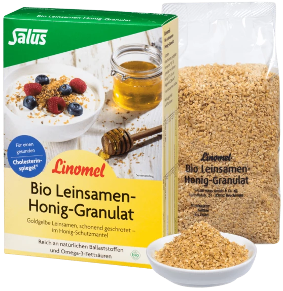 Salus Linomel Bio Leinsamen-Honig-Granulat 250g