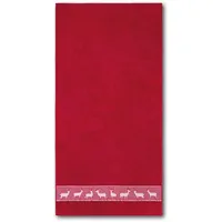 Dyckhoff Duschtuch 'Hirschparade' (1 St.), Made in Germany, rot
