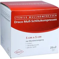 dr. ausbüttel gmbh & co. kg Schlitzkompressen Mull 5 x 5 cm 50 St.
