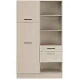 Impuls Mehrzweckschrank IP 1200, Hellgrau, Metall, 2 Schubladen, 120x206.2x58 cm, Pefc, Goldenes M, Made in Germany, erweiterbar, stehend, stabil, Schlafzimmer, Kleiderschränke, Mehrzweckschränke