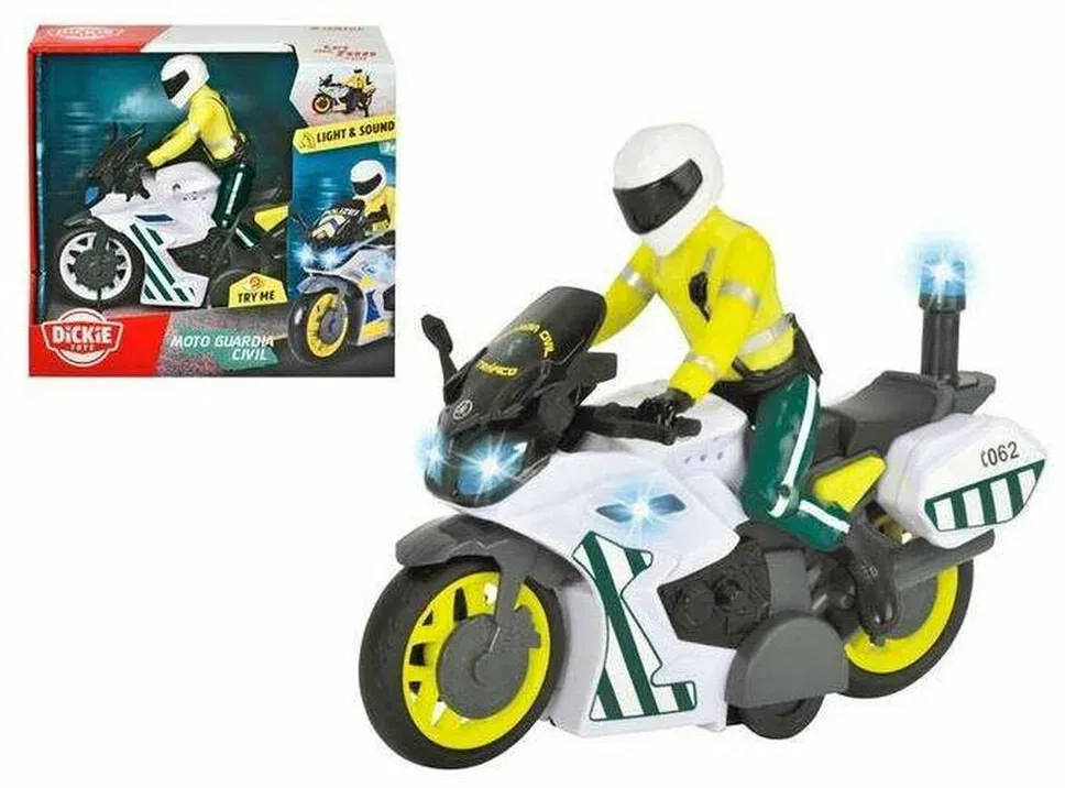 Dickie Toys Motorrad 17 cm Polizei