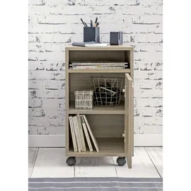 Wohnling Mid.you Rollcontainer 33 x 38 x 60 cm Braun