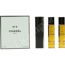 Chanel No. 5 Eau de Parfum refillable 20 ml + Eau de Parfum Nachfüllung 2 x 20 ml