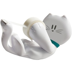 Scotch Handabroller »Cat« im putzigen Katzen-Design weiß
