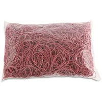 OFFICER PRODUCTS Gummibander Durchmesser 100mm Farbe Rot Gewicht 1000g