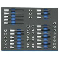 Gedore 2005 CT2-TX 30 Steckschlüssel-Satz 3/8" in Check-Tool-Modul, 52-teilig