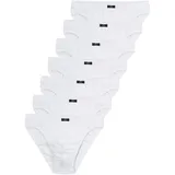 s.Oliver Slip unifarben Weiß S 7er Pack
