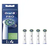 Oral-B Pro Cross Action Aufsteckbürsten für elektrische Zahnbürsten, 4 Stück