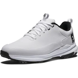 FootJoy Herren Fj Tour Rival Golfschuh, Weiß Weiß Schwarz, 45 EU - 45 EU