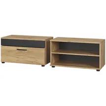 Vicco Berno 70,8 x 38,9 x 35,3 cm Goldkraft Eiche/Anthrazit