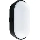Heitronic Außenwandleuchte Kunststoff IP65 10 W 700 lm schwarz