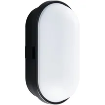 Heitronic Außenwandleuchte Kunststoff IP65 10 W 700 lm schwarz