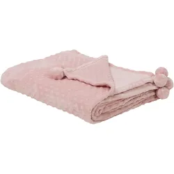 Kuscheldecke SAMUR 150 x 200 cm Rosa