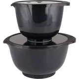 Mepal ROSTI Schüsseln 2-er Set NEW MARGRETHE | Black Edition - Schwarz
