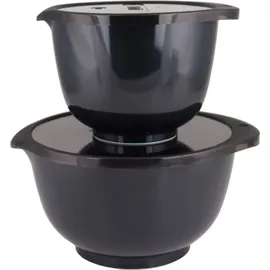 Mepal ROSTI Schüsseln 2-er Set NEW MARGRETHE | Black Edition - Schwarz