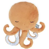 Kaloo - Petit Calme - Beruhigendes Plüschtier für Babys - 29 cm Oktopus, Orangefarben - Wärmekissen mit Heißem/Kaltem Effekt - Sehr Weiches Material - Abnehmbarer Bezug - Ab Geburt, K970701