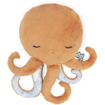 Kaloo - Petit Calme - Beruhigendes Plüschtier für Babys - 29 cm Oktopus, Orangefarben - Wärmekissen mit Heißem/Kaltem Effekt - Sehr Weiches Material - Abnehmbarer Bezug - Ab Geburt, K970701