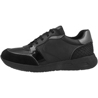 GEOX Damen D BULMYA A Sneaker, Black, 37 EU