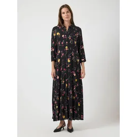 Y.A.S Hemdblusenkleid Shirtkleid Schwarz S
