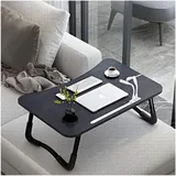 A3A ACADGQ Laptoptisch, Laptop Betttisch Klappbar, Notebook Tisch Mit 4 USB Lade