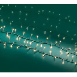 Kaemingk Lumineo Lichterkette Compact 500 LED warmweiß außen 11m transparent - Weiß