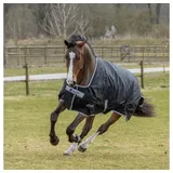 Bucas Pferde-Regendecke Bucas Anniversary Turnout Light SD 0g - Black/Silver 120 cm