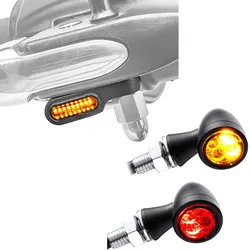Set: LED Lenkerbl. XS + E-Prüfzeichen get. + LED Blinker TX1 get. + Brems- und Rücklicht